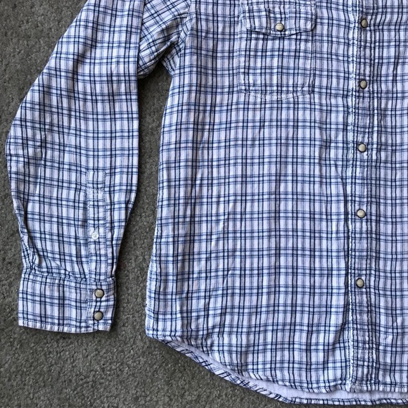 Lucky Brand men’s pearl snap button shirt - Picture 4 of 8